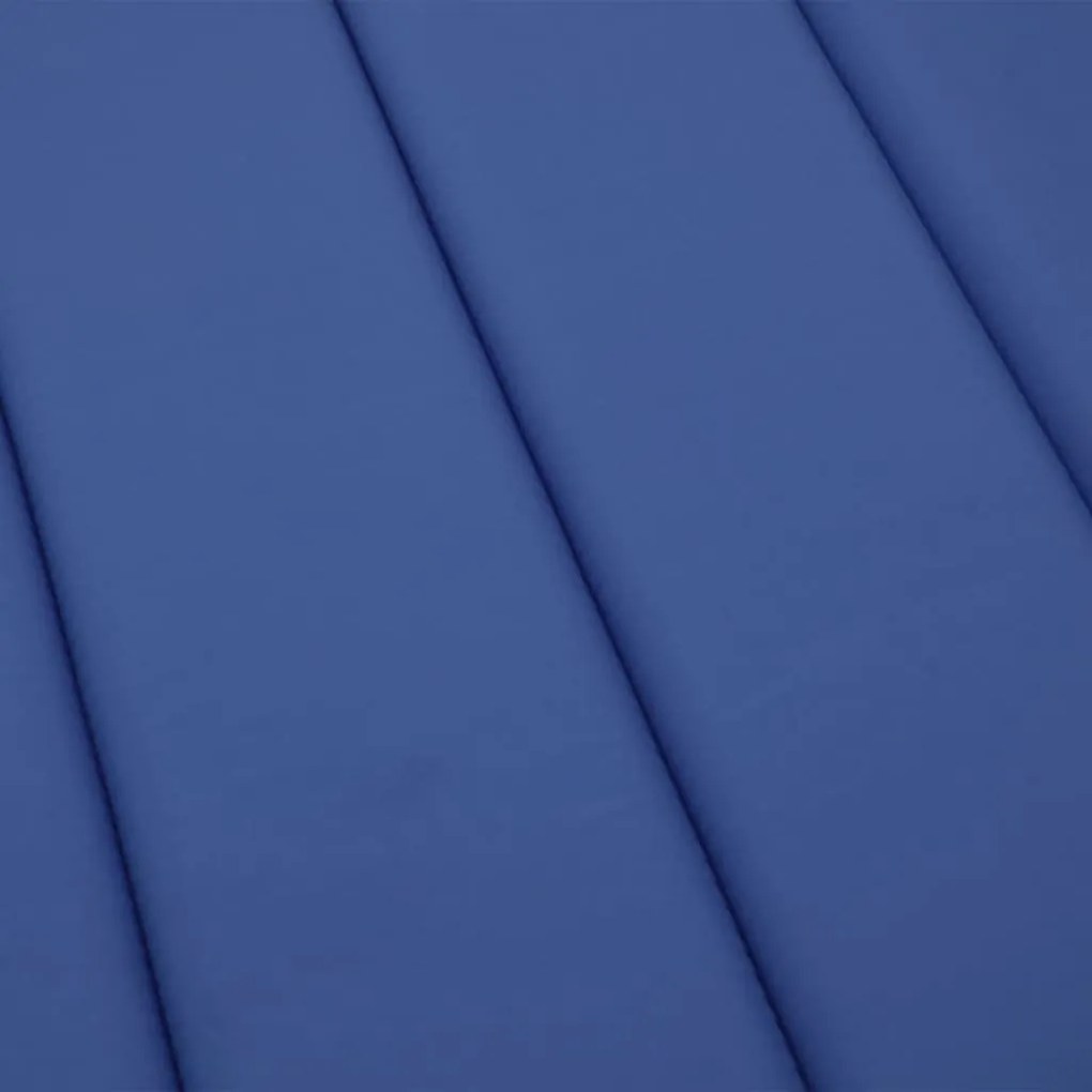 Almofadão p/ espreguiçadeira 200x60x3cm tecido oxford azul real