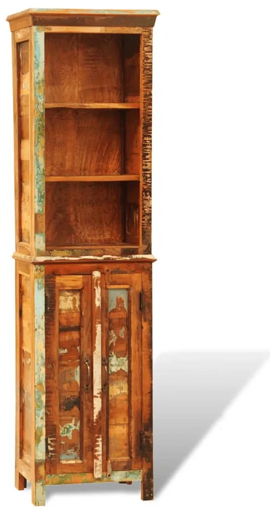 vidaXL Estante vintage de madeira reciclada maciça