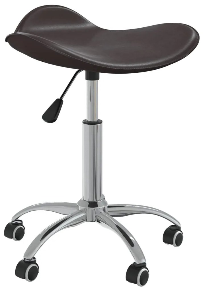Banco de salão/spa couro artificial castanho