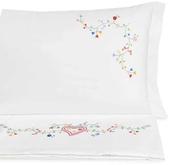 Cama 200x200 cm - Jogo de lençóis bordados da lixa - 100% algodão percal 200 fios: cama 200cm - 1 lençol superior 280 x 280 cm + 1 lençol capa ajustável 200 x 200 + 28 cm + 2 fronha almofada 50x70 cm