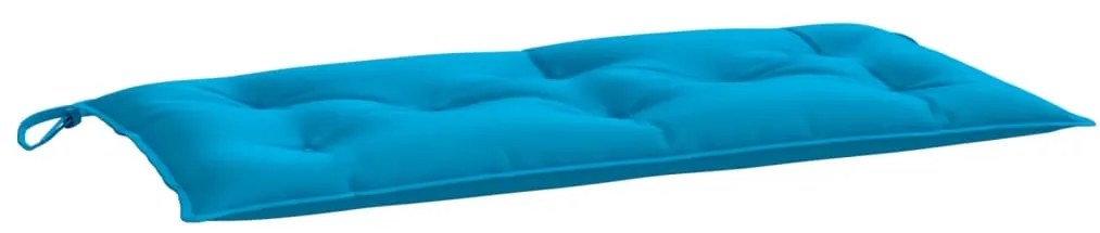 Almofadões banco jardim 2 pcs tecido oxford azul-claro