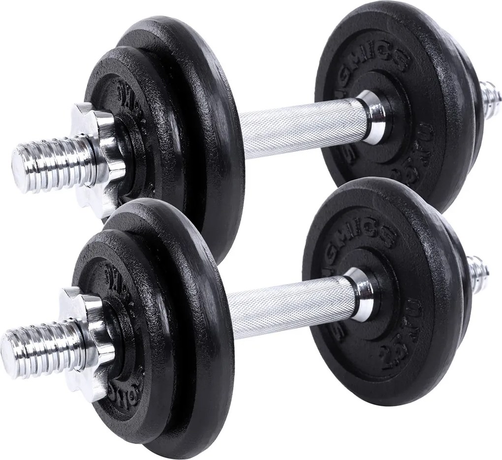 Haltere de ferro fundido 20 kg preto