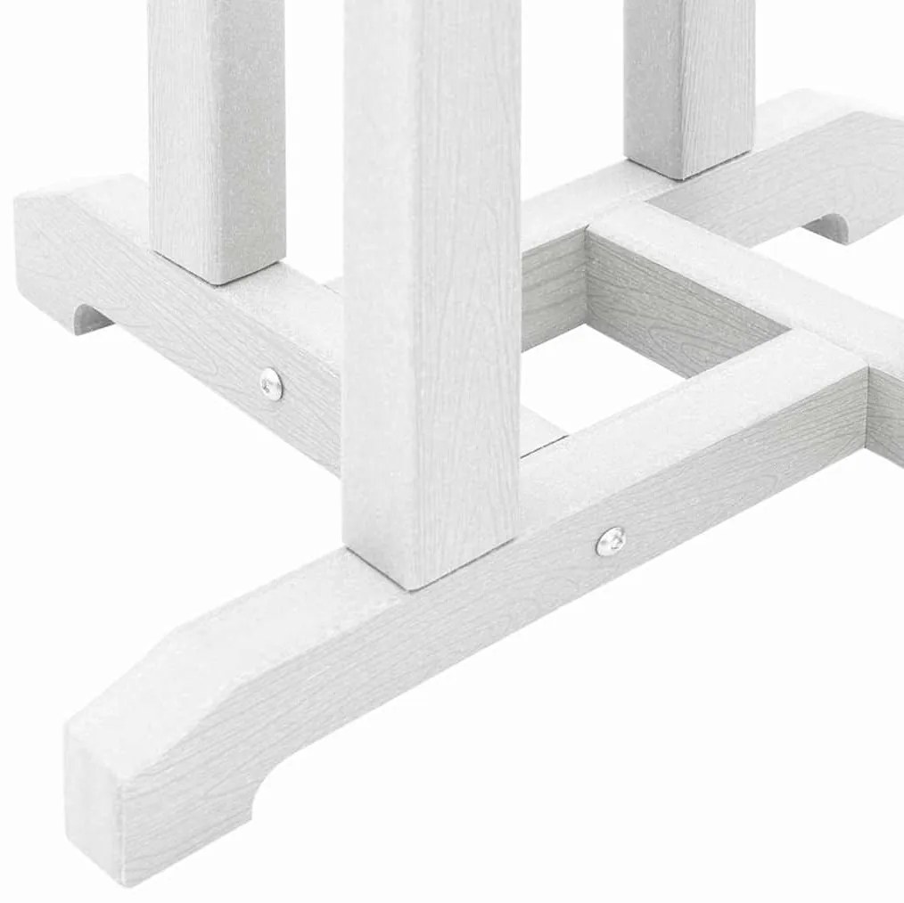 Conjunto de Bar Jardim 3 Peças Branco HDPE