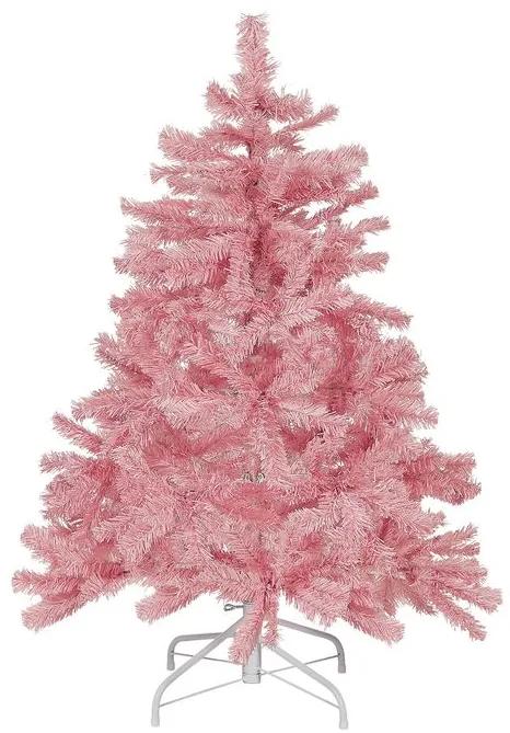 Árvore de Natal rosa 120 cm FARNHAM Beliani
