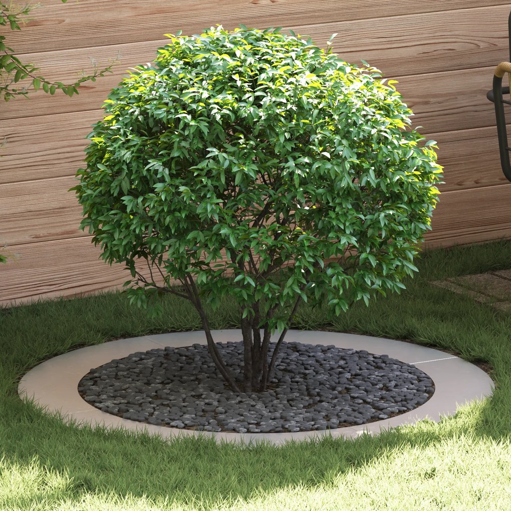 vidaXL Plantadeira de Aço Inoxidável Aço Inoxidável Grande