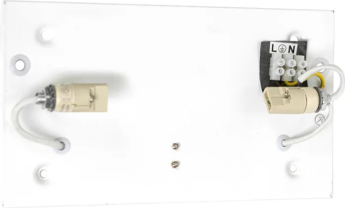 Candeeiro de parede moderno preto - Otan