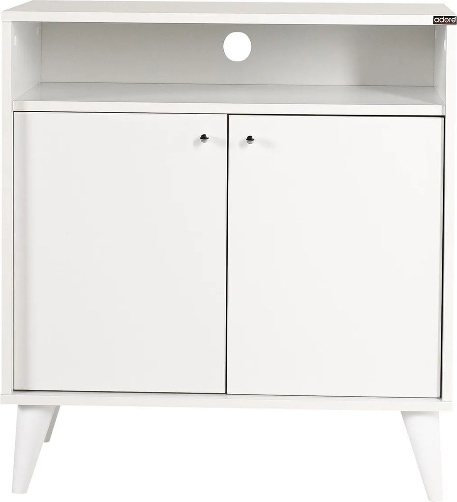Aparador/Armário multiusos "Diamante" - Design Moderno - Branco Diaman