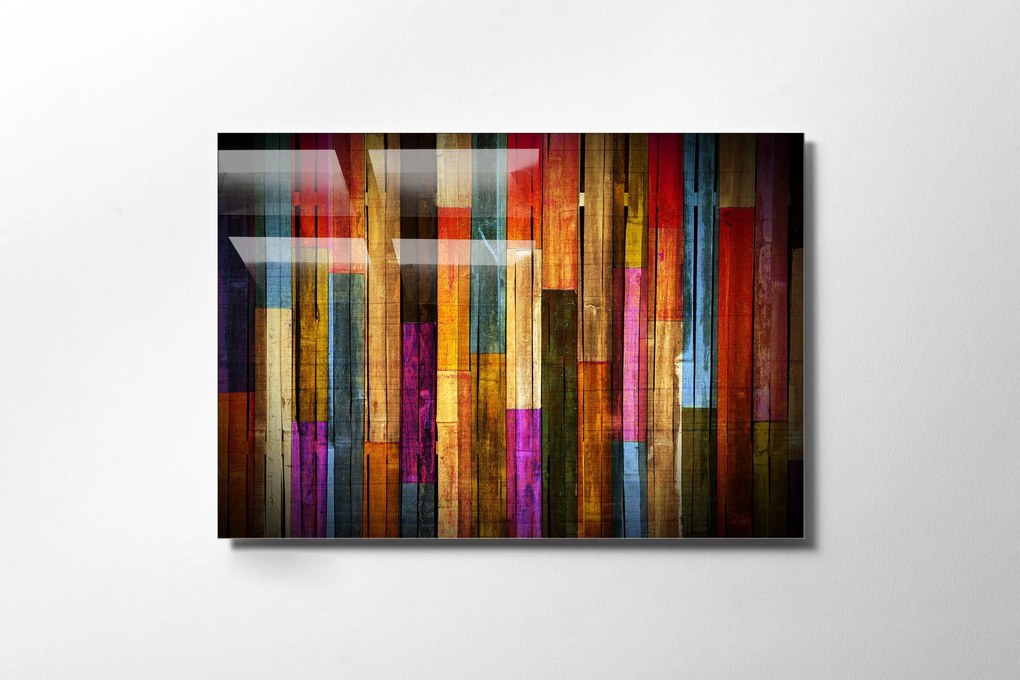 Pintura Decorativa em Vidro Temperado UV-002 – Multicolor – 70 x 100 c