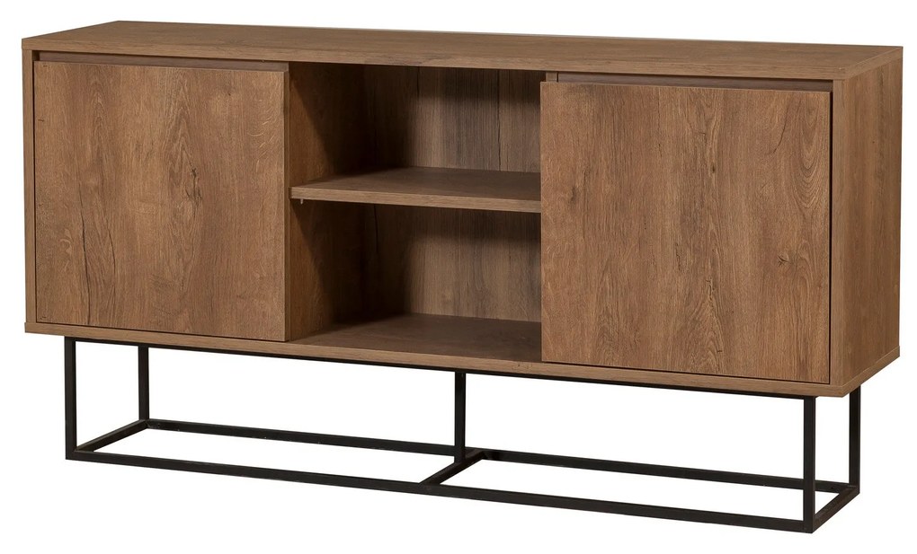 Console Zela – Walnut Black – 140x72x36 cm
