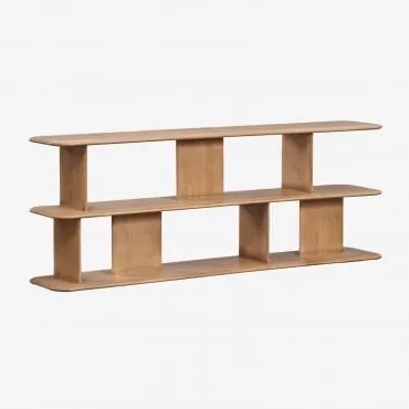 Estante Em Madeira De Mangueira Miller 180 X 65 Cm - Sklum