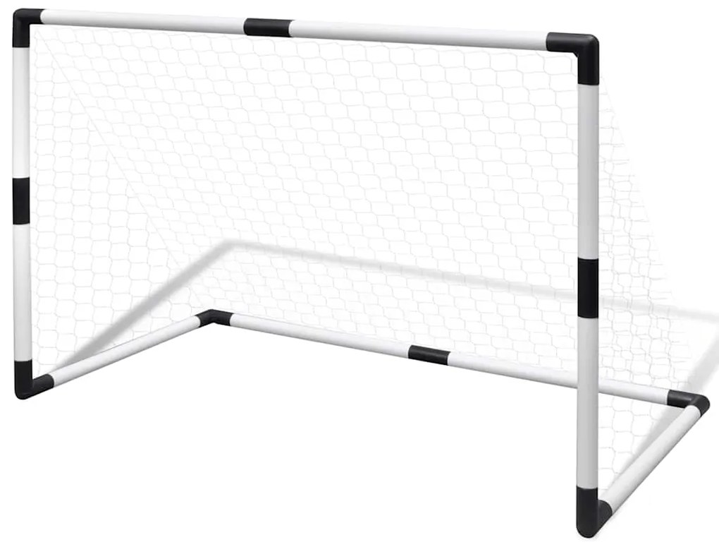 Conjunto de mini balizas de futebol para criança 2 pcs 91,5x48x61 cm