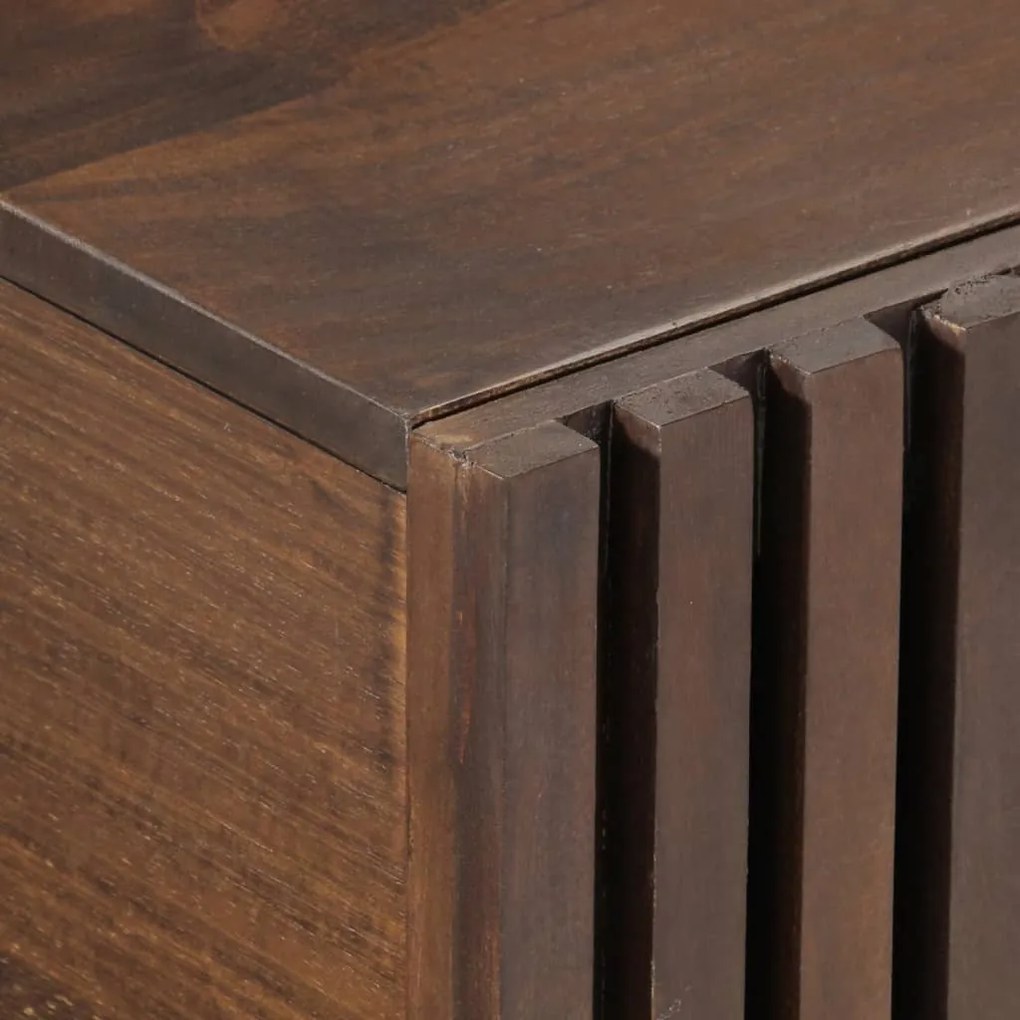 Mesa de centro 100x55x40cm madeira de mangueira maciça castanho