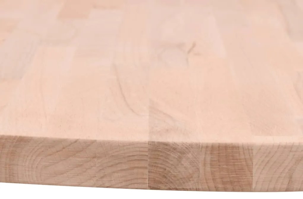Tampo de mesa redondo Ø80x1,5 cm madeira de faia maciça