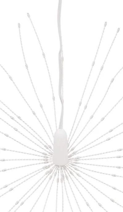 Iluminação estrelar p/ Natal 140 luzes LED 17 cm multicor