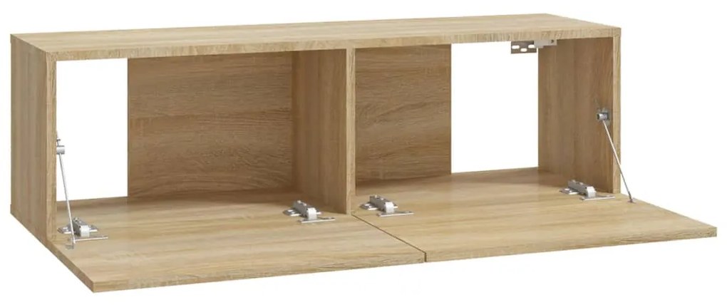 Móveis de TV para parede 4 pcs 100x30x30 cm carvalho sonoma