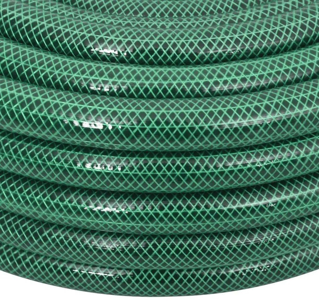 Mangueira de jardim com conjunto de encaixe 0,75" 10m PVC verde