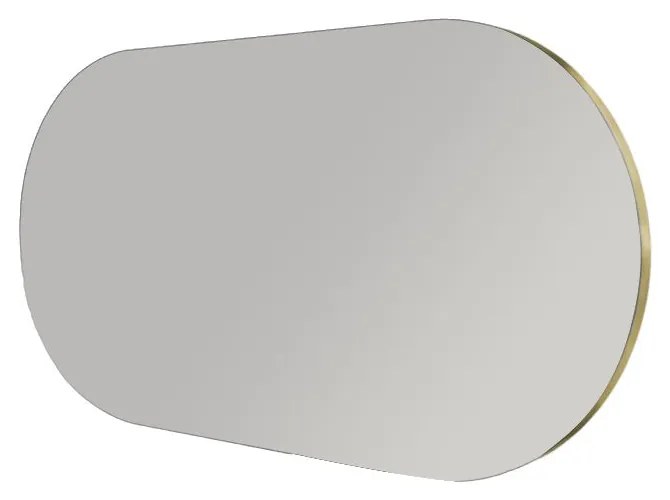 Espelho Riors – Cinzento Escuro e Dourado – 45x85 cm