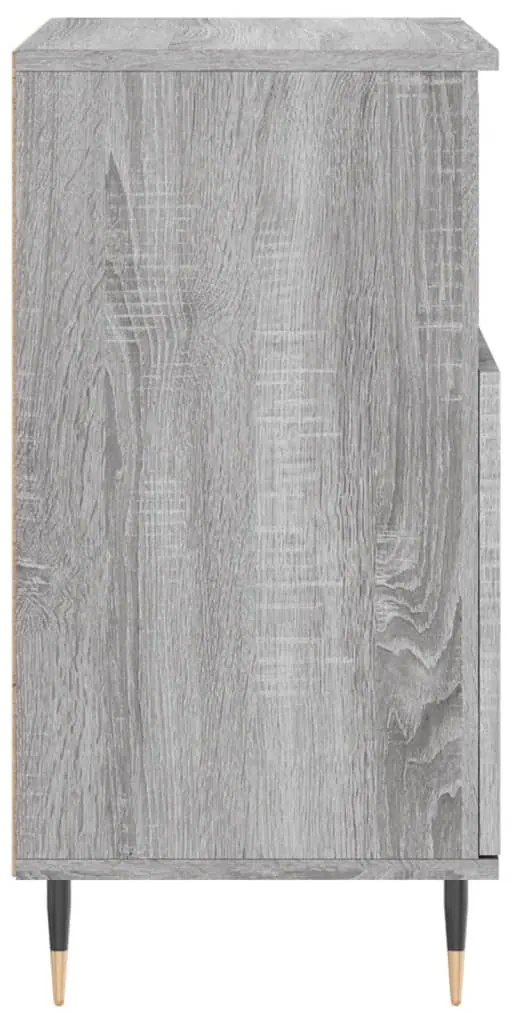 Aparador 60x35x70 cm derivados de madeira cinzento sonoma
