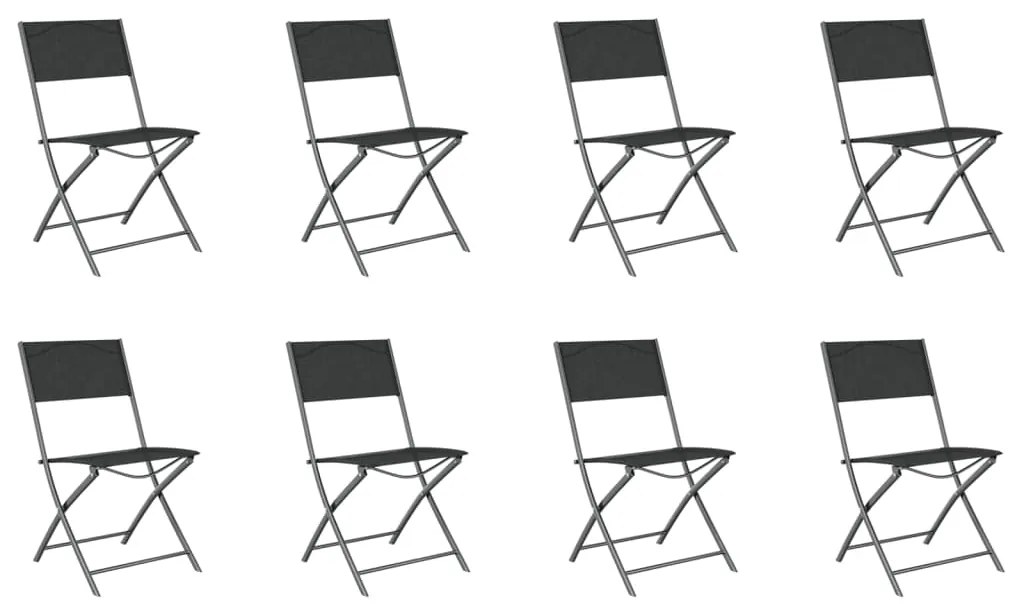 9 pcs conjunto de jantar para jardim cinzento e preto