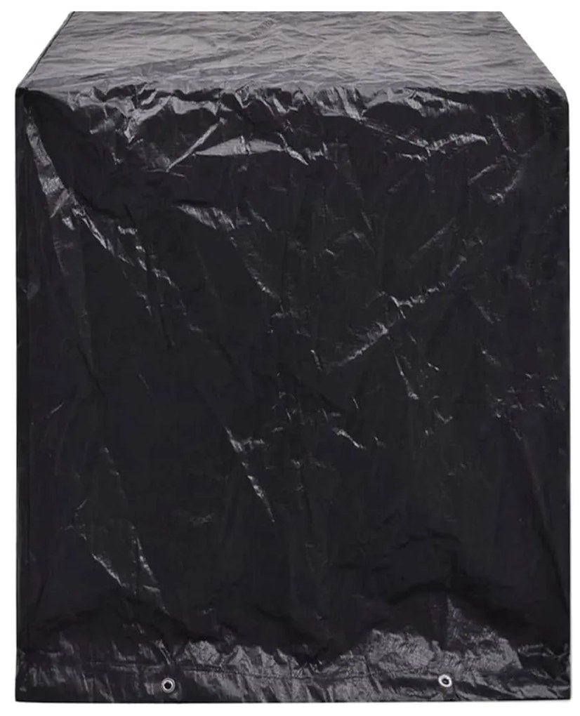 Capas mobiliário jardim 2 pcs mesa ténis 8 ilhós 160x55x182 cm