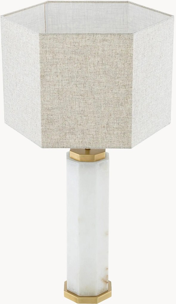 Candeeiro de mesa em alabastro Newman