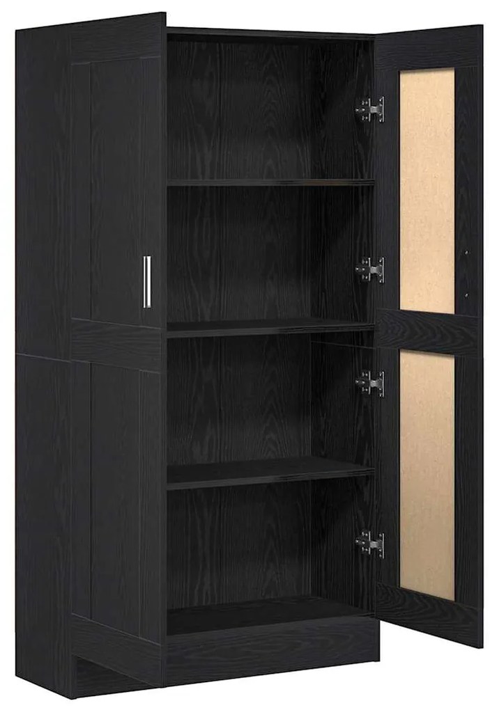 Estantes de Livros em Carvalho Preto da - Conjunto de 2, 165x30,5x150