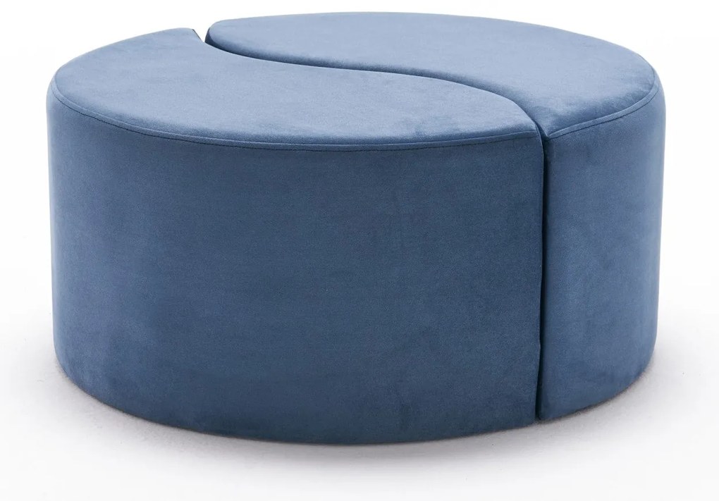 Pouffe Alis Puf – Azul – 80x40x80 cm