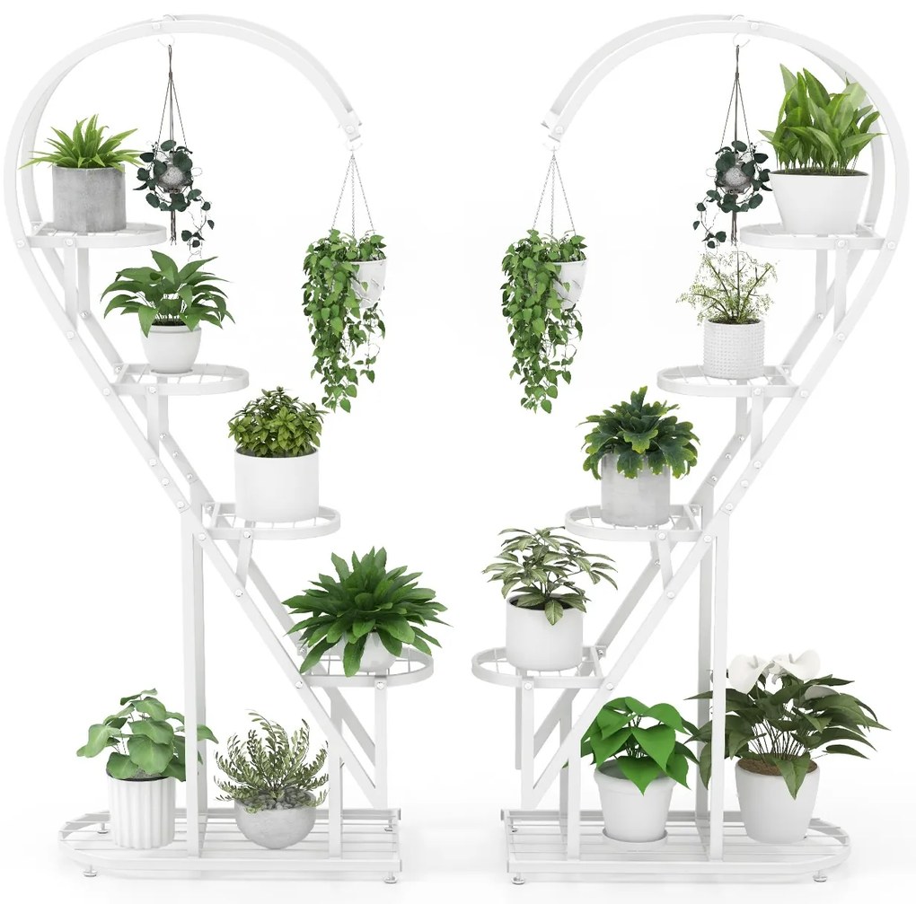 Canteiro de jardim elevado vertical com 3 floreiras de madeira - P