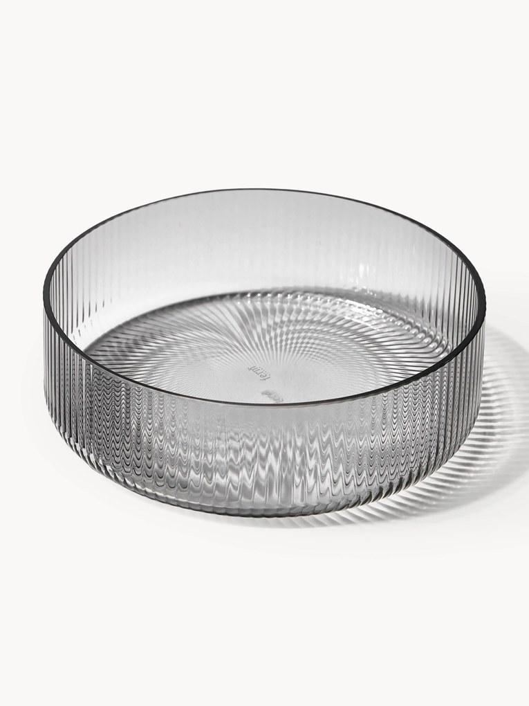 Taças de servir artesanais com estrutura canelada Ripple, conjunto de 4