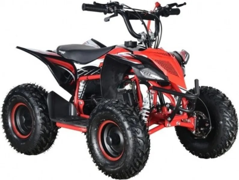 MINI MOTO 4 INFANTIL GASOLINA 50CC MTR MINI KF VERMELHA