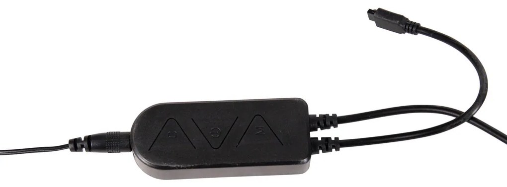 Candeeiro de pé néon preto com LED RGB regulável - Tijs Design