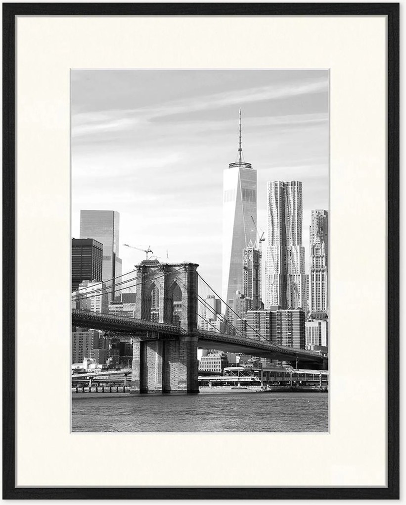 Fotografia emoldurada Brooklyn Bridge