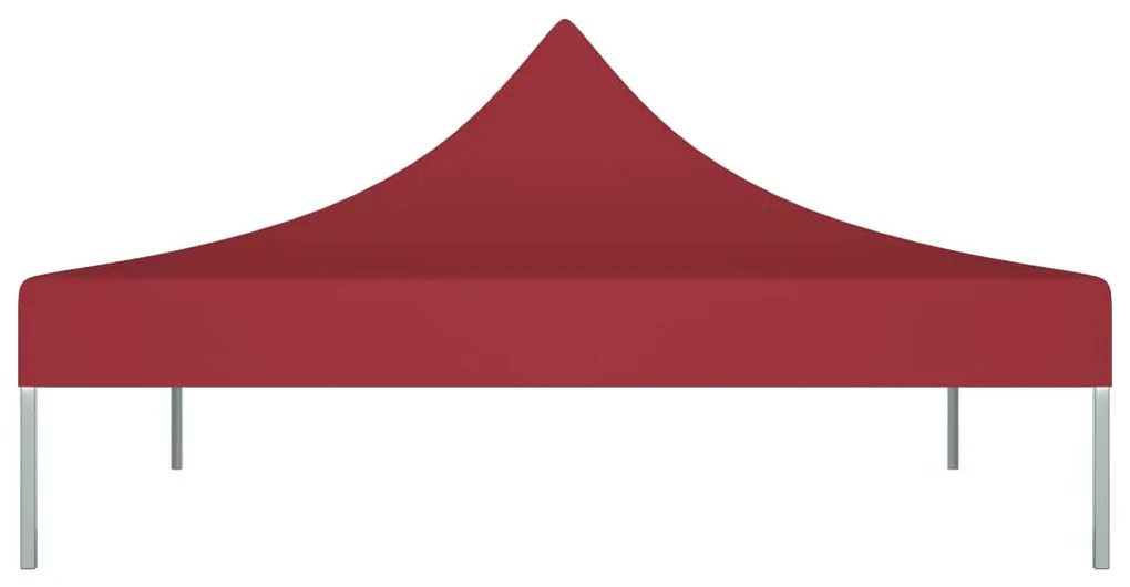 Teto para tenda de festas 3x3 m 270 g/m² bordô