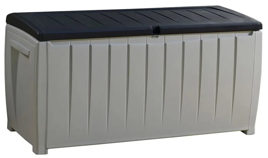 407755 Keter Caixa de arrumação para jardim Novel 340 L