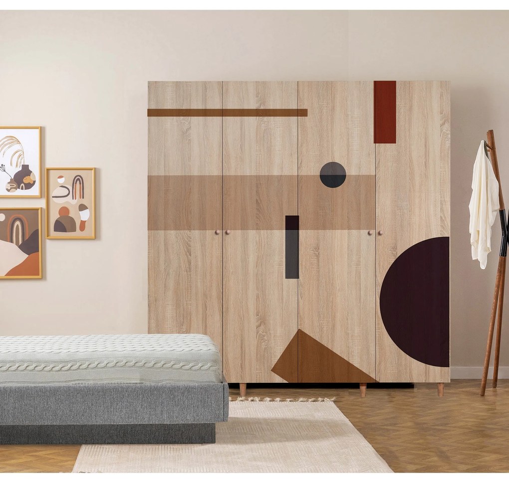 Roupeiro Loni – Sonomo – 180x192x52 cm