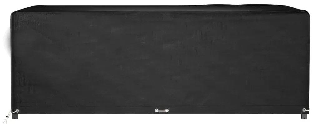 Capa p/ mobiliário de jardim 12 ilhós 240x180x80 cm retangular