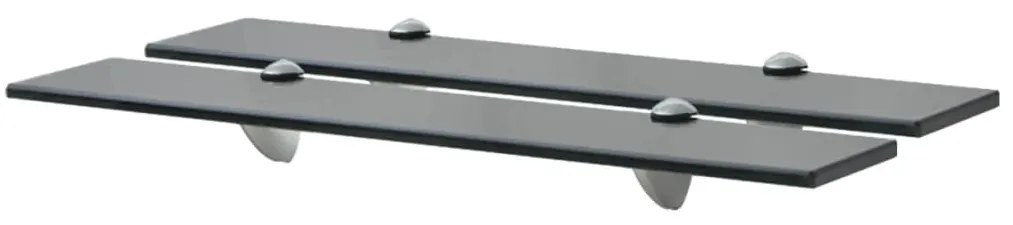 Prateleiras flutuantes 2 pcs vidro 60x20 cm 8 mm