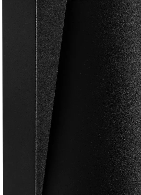 Candeeiro de parede exterior industrial preto IP44 - Femke Industrial