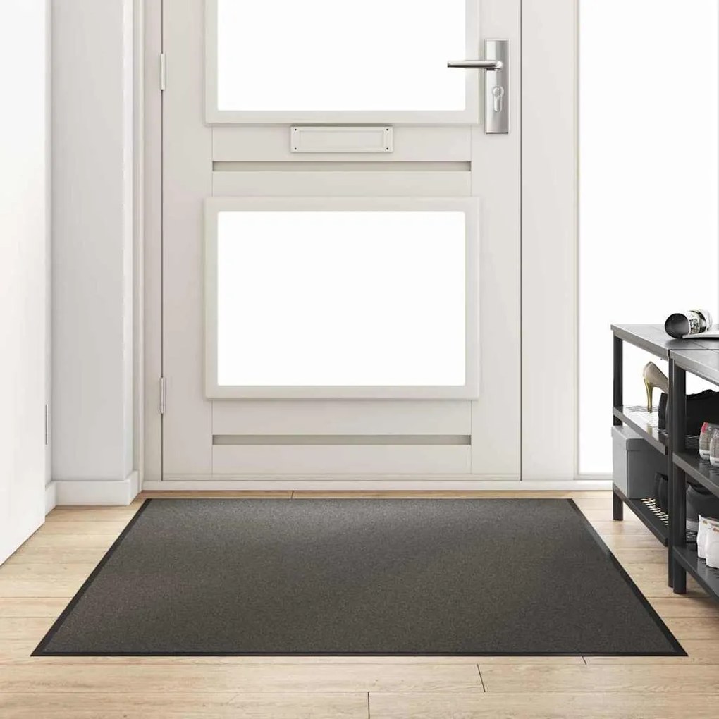 Tapete Retangular vidaXL Antracite 120x180 cm