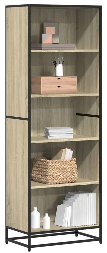 vidaXL Estante 60x35x170,5 cm derivados de madeira carvalho sonoma
