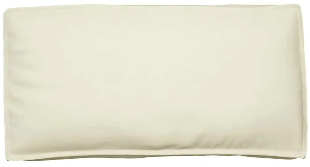 Almofada de Palete para Assento/Costa Creme 120x60x12 cm em Tecido Oxf
