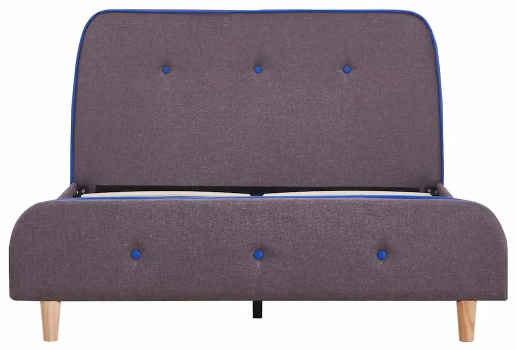 Estrutura de cama sem colchão 120x190 cm tecido