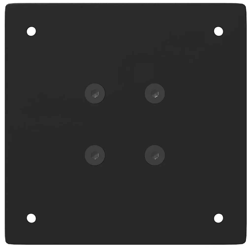 Pés de mesa de console 4 peças, preto, 72-74 cm, aço