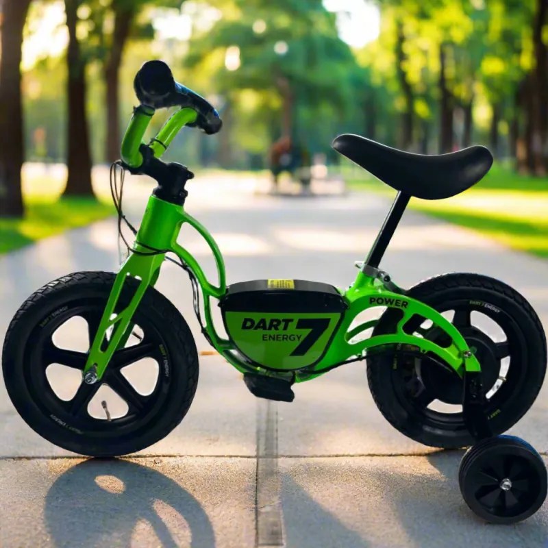 Bicicleta eléctrica Infantil 20V 4AH DART 7 - 4 a 7 anos Verde