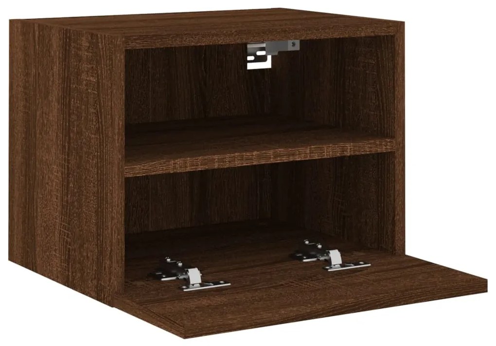 Móveis parede TV 2pcs 40x30x30 deriv. madeira carvalho castanho
