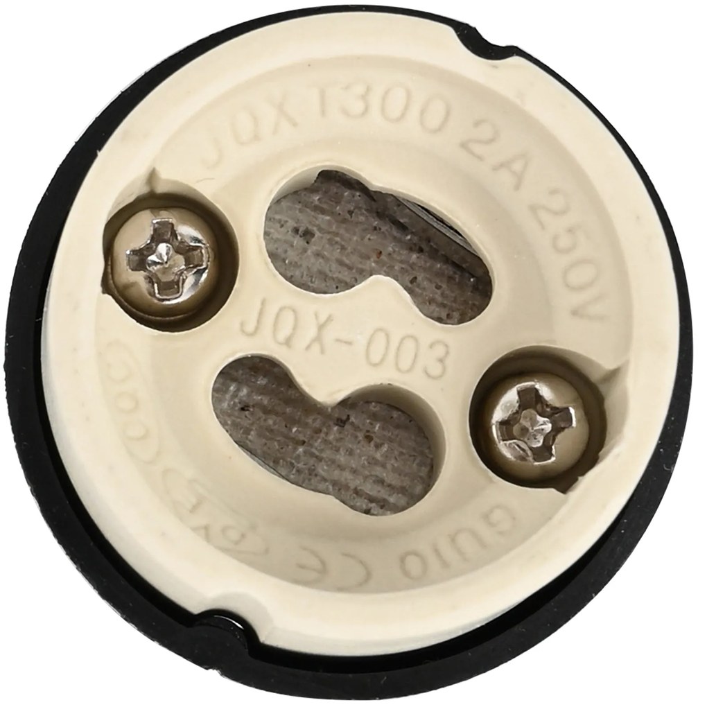 Spotlights embutidos 6 pcs Quadrado GU10 Prateado 91x91 mm