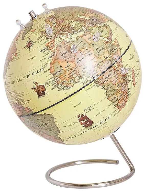 Globo decorativo 29 cm amarelo com magnéticos CARTIER Beliani