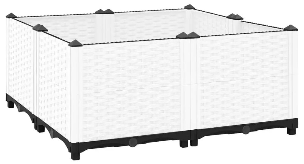 Canteiro elevado 80x80x38 cm polipropileno