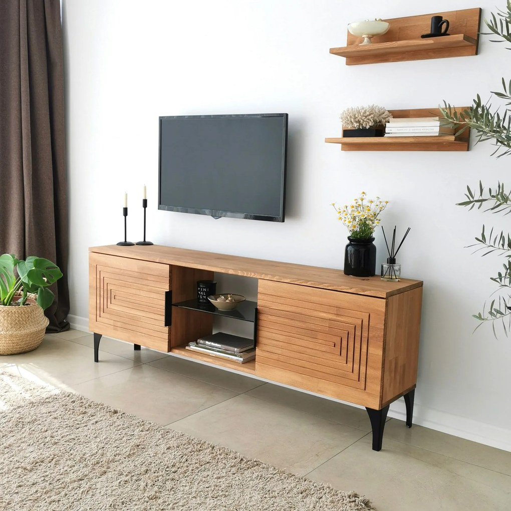 Móvel de TV Joanne – Carvalho – 150x40x30 cm