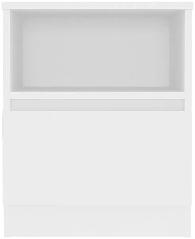 Mesa de cabeceira 40x40x50 cm derivados de madeira branco